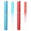 2 Pcs Mini Glass Nail File with Case, 2mm Thickness