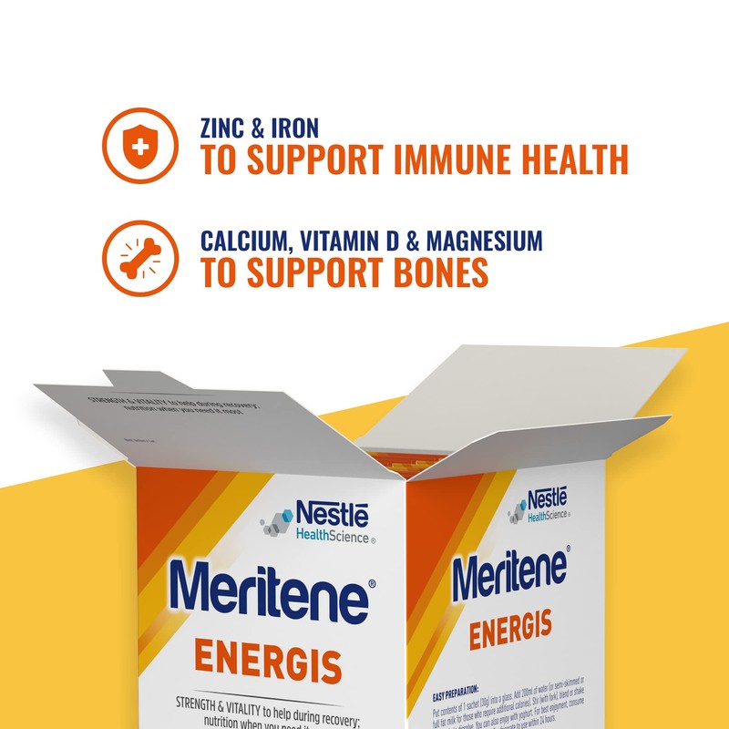 Meritene Meritene Energis Vanilla Shake | 30g Powder Sachets, Pack