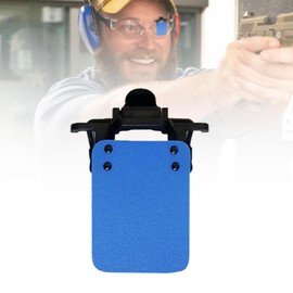 Shooting Glasses Patch with Clip – Eye Occluder Blinder for Rifle, Pistol, Archery Aim Assistance, 1 Pc (Blue, B)