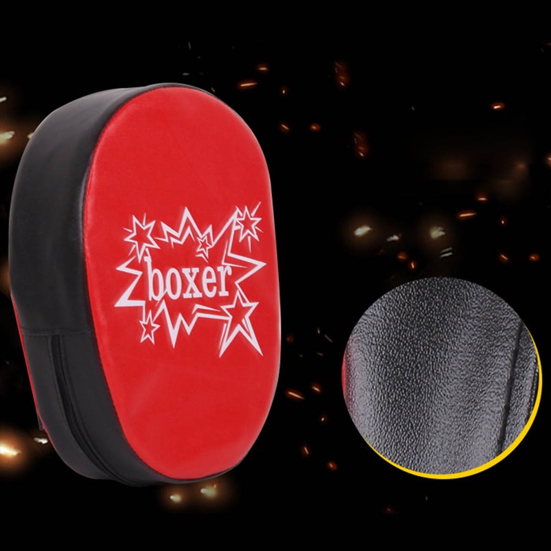 Children Boxing Pads Gloves Set Shock Absorbing PU Leather EVA