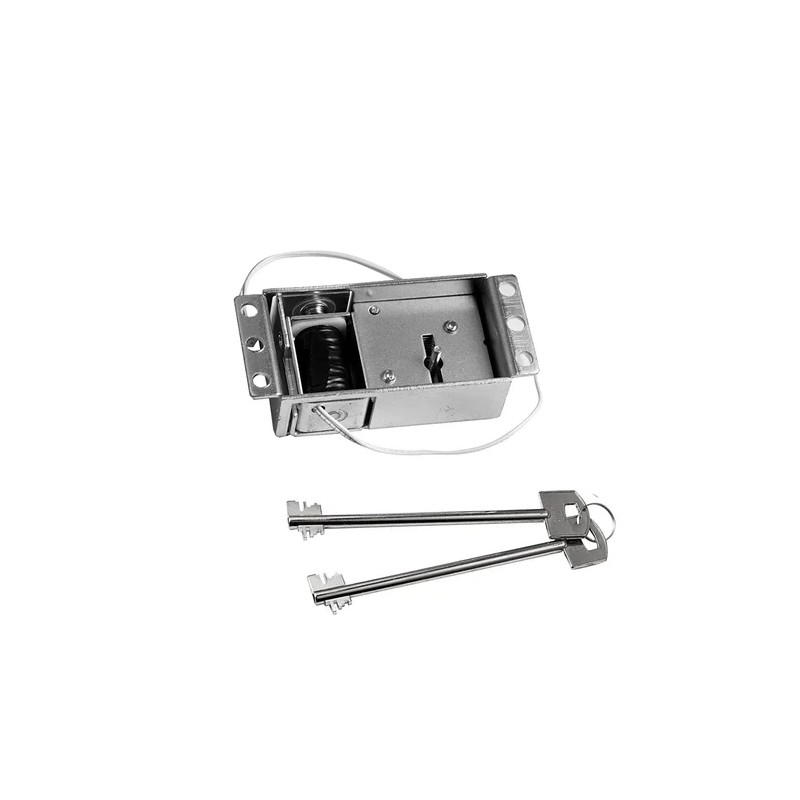 MOUNT Gun Safe Lock Replacement Chrome Keypad Electronic Safe Solenoid