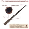 Rechargeable Light Up Wizard Magic Wand with 5 Static Light