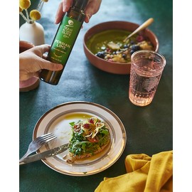 Persian Lime Balsamic Vinegar - Gourmet Barrel Aged Infused Balsamic Vinegar - Great for Dressing Dipping Glazing - No Artificial Flavors or Added Sugar - Made in Texas (8.5 Fl Oz)