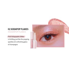 PERIPERA DearKlairs Sugar Twinkle Glitter 02 Sodapop Flakes