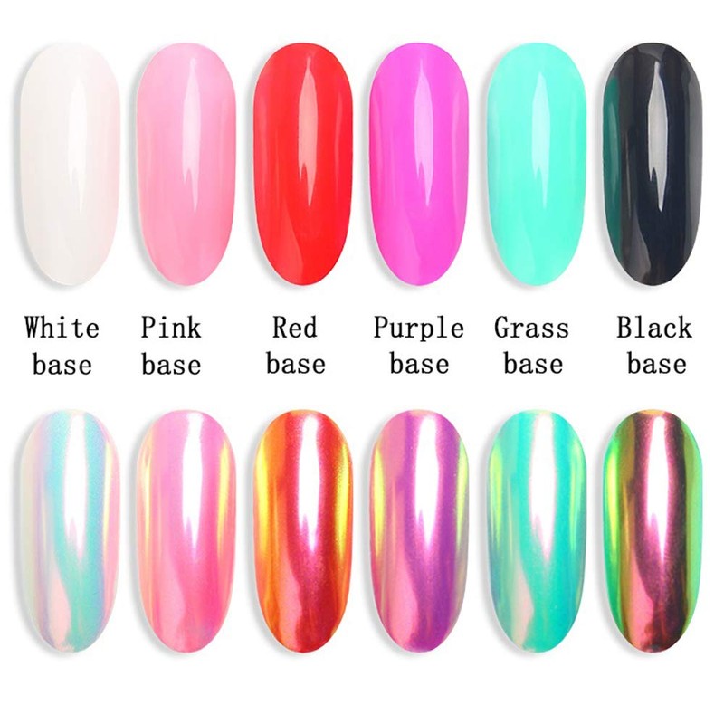 Chrome Pearl Shell Powder Nail Art Glitter Pigment Pearl Powder