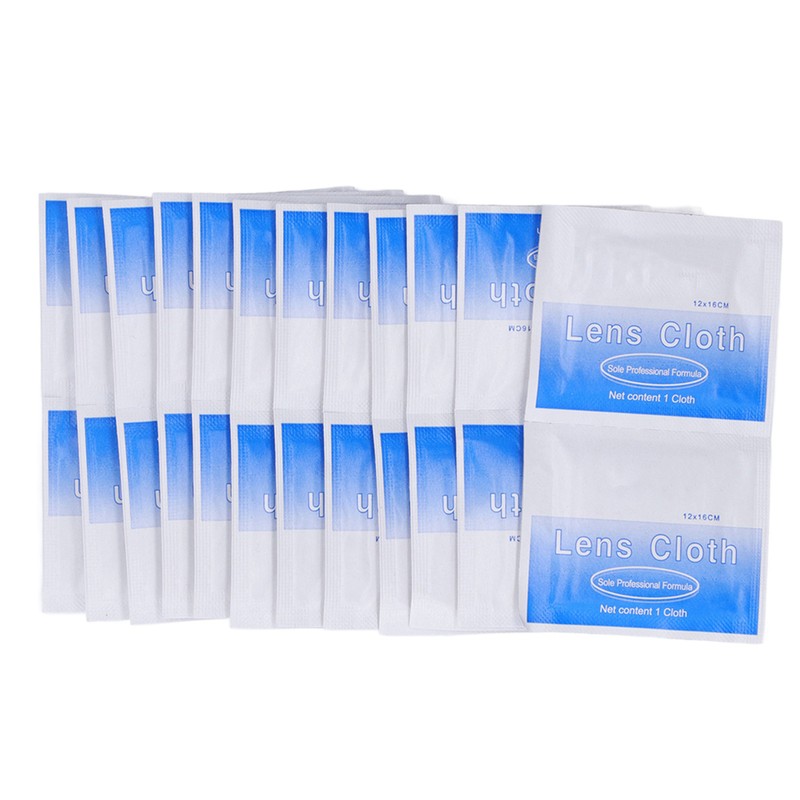 48pcs Lens Cleaning Wipes Disposable Screen Cleaning Papers for Eyeglasses