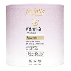 Farfalla Gemstone Oils, Feel-Good Set, 7 x 10 ml
