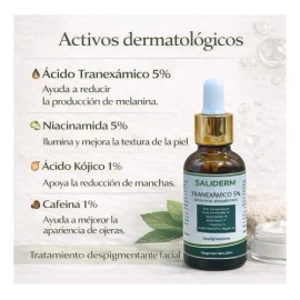 Suero Antimanchas Vegano 30ml Saliderm 5% Ácido Tranexámico