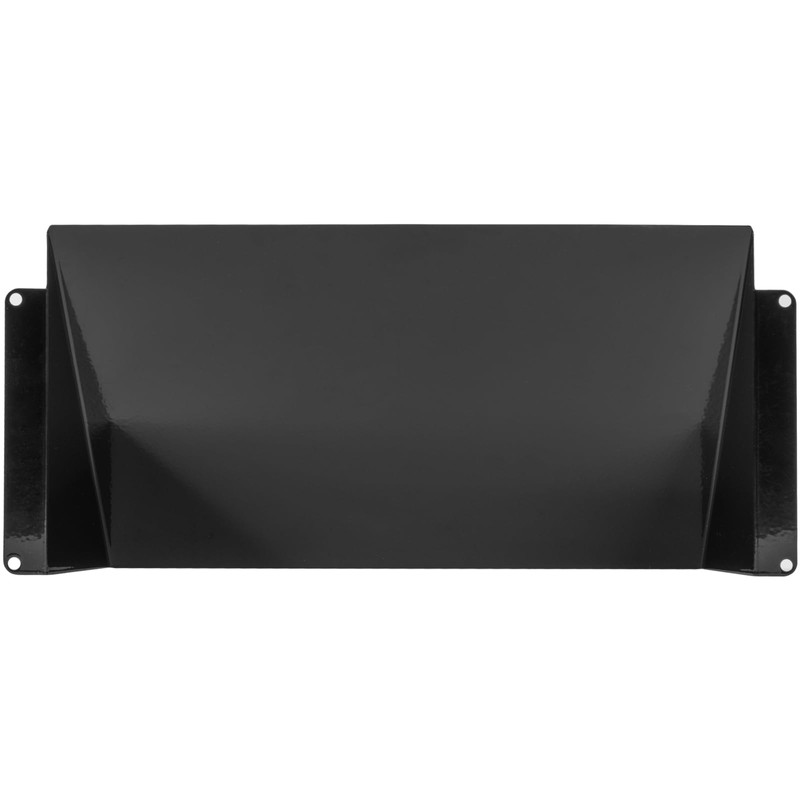 Repa Market 10 x 5 Inch Black Galvanized Steel Vent