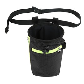 Outdoor Sports Skid Resistance Chalk Talcum Powder Waist Bag Pack Pouch for Rock Climbing Ice Climbingblack