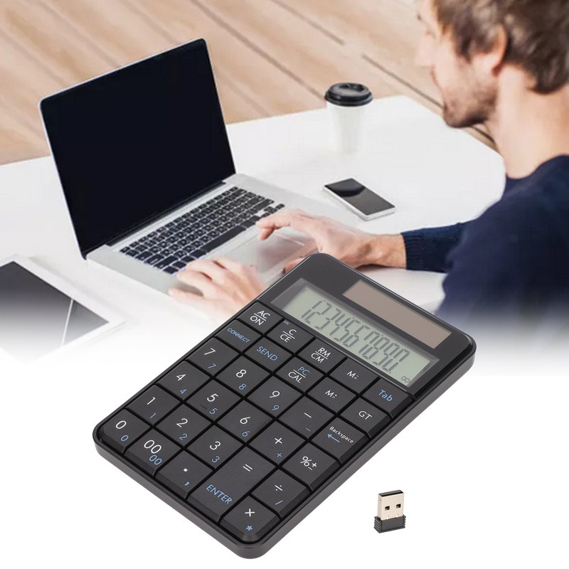 Calculator Number Pad Calculator Function 29 Keys 2.4GHz Wireless USB