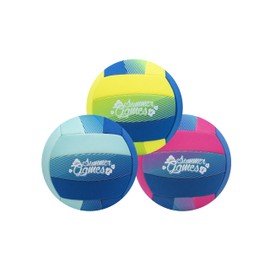 SUMMER GAMES Neoprene Volleyball, 21 cm Diameter, Waterproof, Colourful, for Beach and Pool - Choice of Colours Not Possible