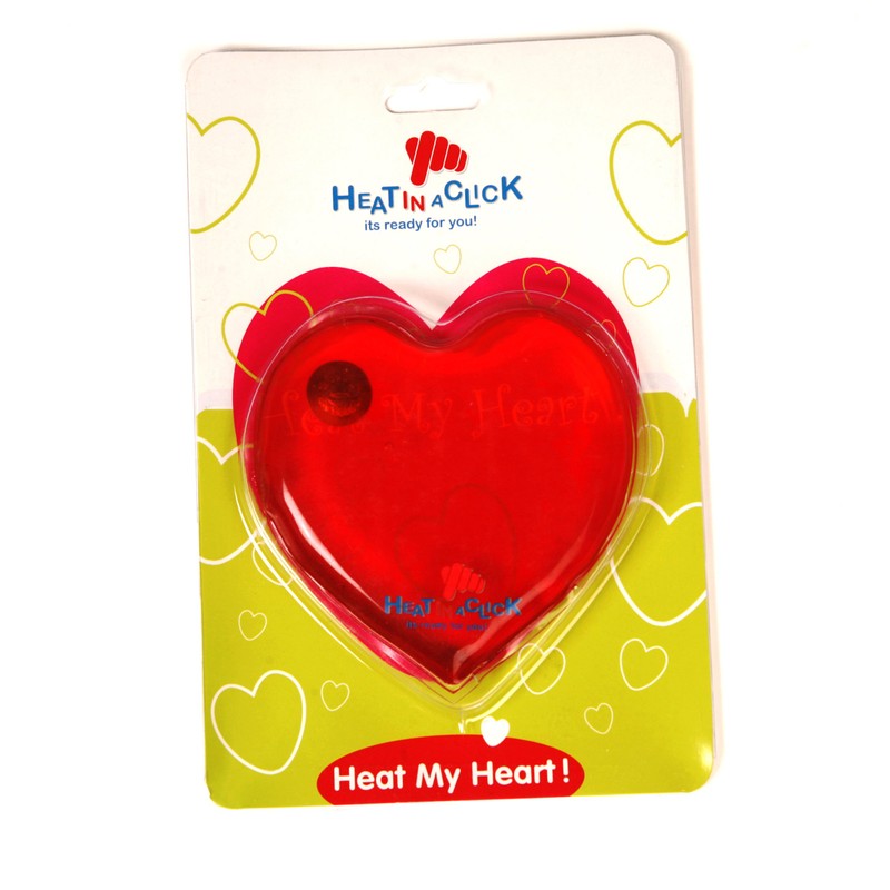 Heat in a Click Instant Re-Useable Heat Pack Heart Shape