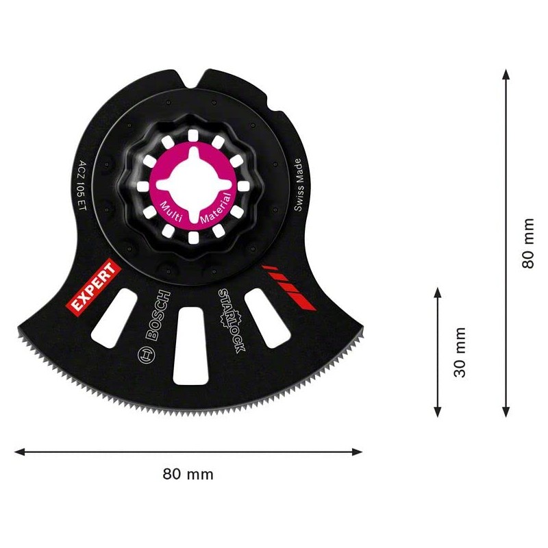 Bosch Expert Acz 105 Meat 1 Starlock Segment Saw 2608664208