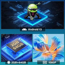 NHOPEEW [2+64G] Car Stereo for Jeep Grand Cherokee 2008-2013 - 9 inch HD Touchscreen Upgrade Radio - Wireless Carplay and Android Auto, DSP Audio, WiFi, GPS, FM/RDS Radio + AHD Backup Camera + Canbus