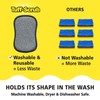 Original Scrub-N-Wipe Pad by Tuff-Scrub, 6-Pack, Microfiber, Multi-Surface, Non-Scratch, Dual-Sided,
