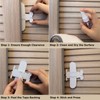 Makibi Child Safety Lock for Sliding Glass Door, Slide Closet