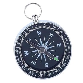 Portable Pocket Compass with Adjustable Declination – Portable Aluminum Alloy Pocket Navigation Compass, Magnetic Navigation Tool For Orienteering, and Outdoor Survival