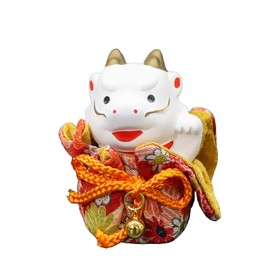Yakushi Kiln Nishikisai Ryu (Fukufuku Drawstring Bag), Auspicious Success and Luck Rising