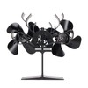 Wood Stove Fan Heat Powered 8 Blades Stove Fan Self