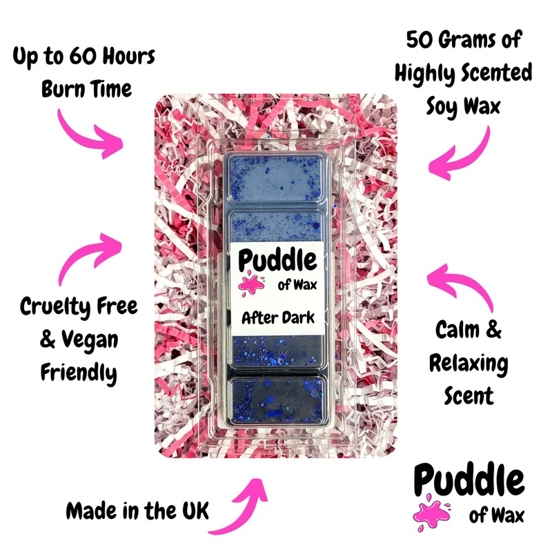 Puddle of Wax - After Dark Soy Wax Melt Snap