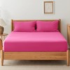SSW HOMES Fitted Sheet Extra Deep 40cm, Brushed Microfiber Breathable