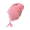 Sterntaler Baby Girl Hat Baby Bobble Hat Structure, pink, 49