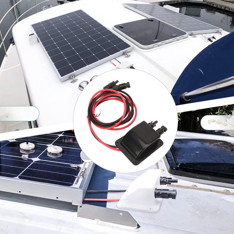 Solar Panel Wire with Connector Entry Gland Solar Adapter Extension