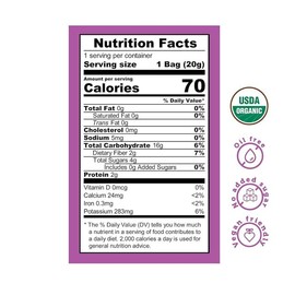 Baked Organic Beet & Yacon Crisps by GOOD CHIPS! Crispy, Crunchy, Oil-Free, No Added Salt, Organic, High Fiber, Prebiotic Superfood, Healthy Vegan Snack - 0.7 oz bags - Pack of 12