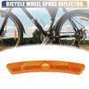 X AUTOHAUX Bicycle Reflector 5"x0.79"x0.47" Bicycle Warning Reflector Bicycle Accessories