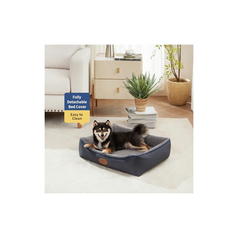 Tidore Orthopedic Dog Bed Medium Size Dog, Durable Egg Crate