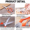 3Pcs Kitchen Scissors, Cooking Cutting Multifunctional Kitchen Shears Meat Chicken