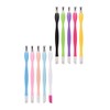 Mikinona 2sets U-shaped Stainless Cuticle Remover Tool Pusher Nail Manicure
