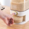 Sooyee 11Lbs Rice Dispenser, Large Grain Container Storage with Lid