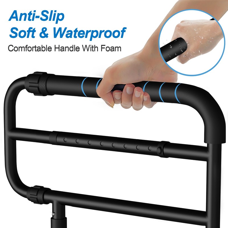KingPavonini Bed Rails for Elderly Adults Safety with 9 Level