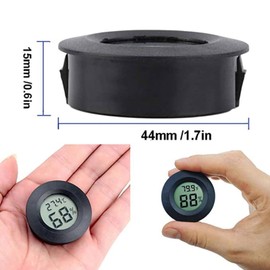Okaywork Thermometer - Mini Temperature and Humidity Meter, Mini Hygrometer Thermometer Mini Digital Hygrometer Gauge Indoor Thermometer -50°C ~ +70°C (Pack of 3)