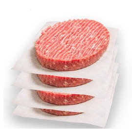 Waxed Butcher Paper Sheets | Hamburger Patty, | 1000 Non-Stick Wax Paper Squares Per Set (4.75x5)