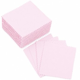 cobee 50 Pcs Jewelry Cleaning Cloth, Double Sided Polishing Cleaning Cloths