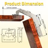 Onemake 2 Pack 1 Pairs 135° Lazy Susan Hinge, 60
