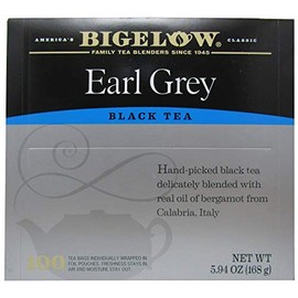 Bigelow Earl Grey Black Tea, 100 Count