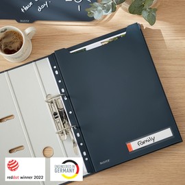 Leitz A4 Privacy Maxi Case, Ideal for up to 150 Sheets, Plastic, Velvet Grey, Cosy Series, 46680089