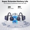 Wireless Bone Conduction Headphones Bluetooth 5.3,IP68 Waterproof Open Underwater Headphones