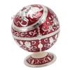 Ball Ashtray with Windproof Lid Retro Dragon Stereoscopic Relief Zinc