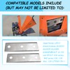 4-GUO054 Wood Chipper Blades 12-710-1054 Screws Compatible with Greatcircleusa, C30