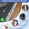 Stove Gap Covers Stainless Steel 2 Packs, 13.8~27.6 Inch Adjustable