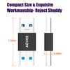 AGVEE USB-A Male to USB-A Male Adapter, Bidirectional USB-A 3.0