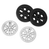 4 Pcs Suitcase Replacement Wheels Silent Rolling Universal Luggage Wheels