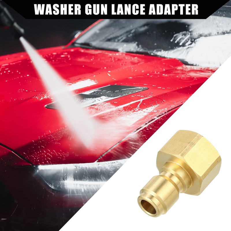 Hihaha Pressure Washer Coupler/Outer Washer Gun Adapter Universal for Vehicle/Durable