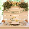 Greenery Baby Shower Banner Eucalyptus leaves Burlap garlands Plant Gender