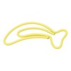 100pcs Paper Clips Portable Mini Cute Banana Shape Rustproof Electroplated